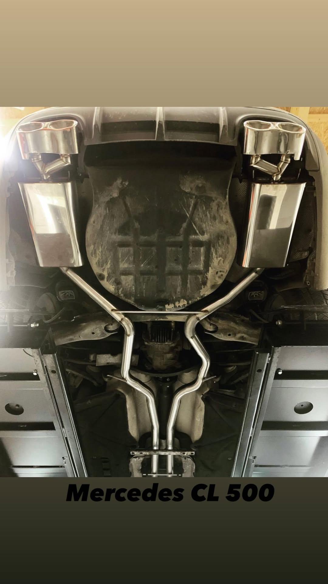 Handgefertigte Edelstahl Auspuffanlage