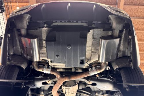 Handgefertigte Edelstahl Auspuff-Endschalldämpfer