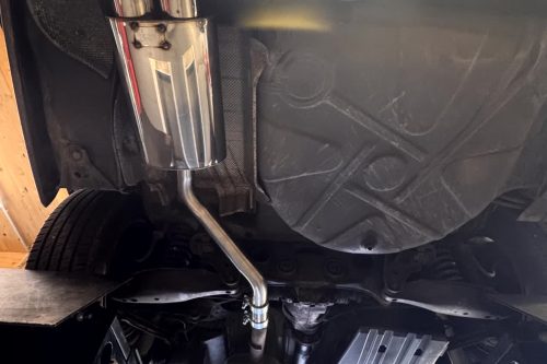 Handgefertigter Edelstahl Auspuff-Endschalldämpfer