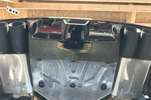 Handgefertigte Edelstahl Auspuff-Endschalldämpfer