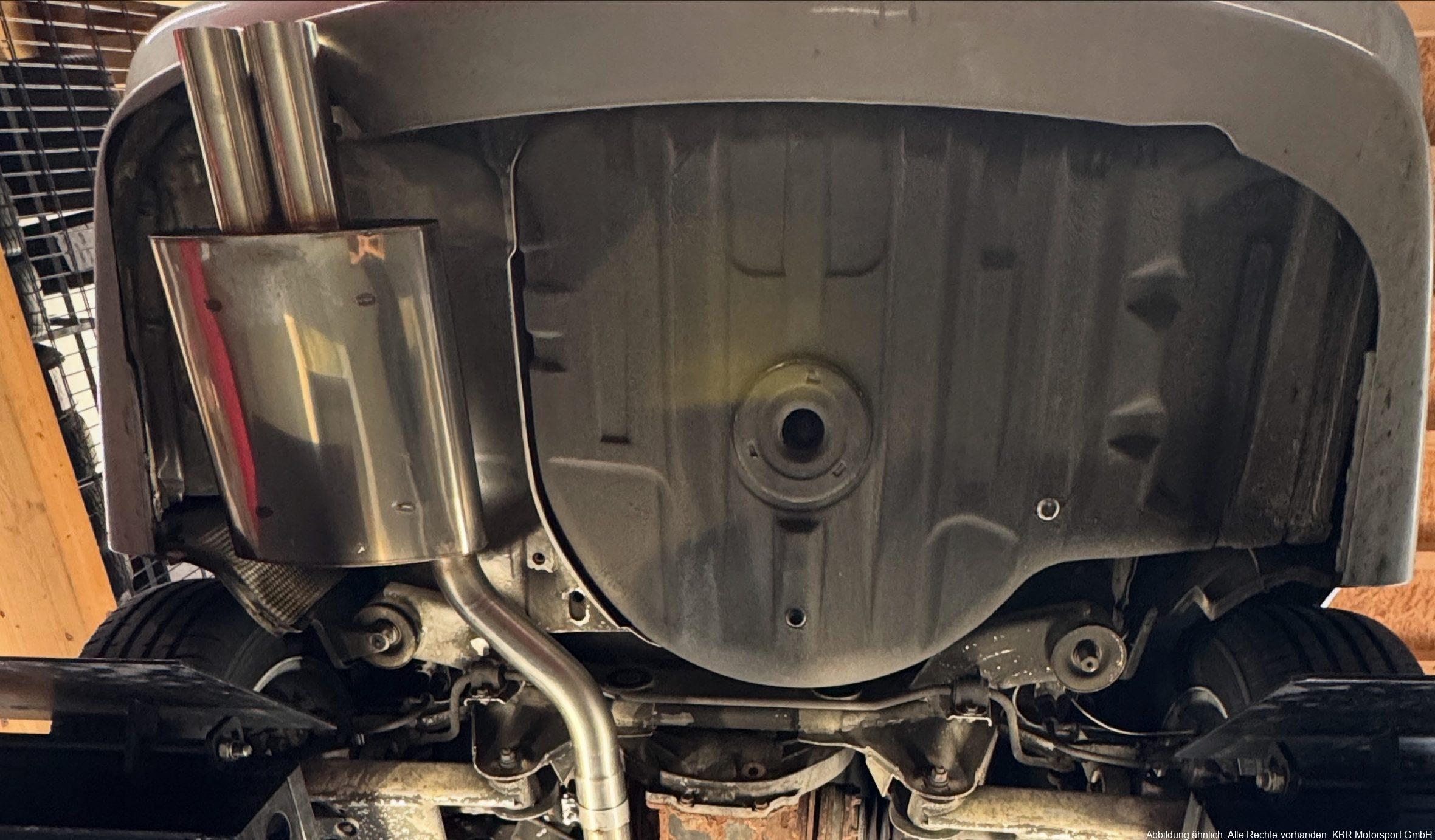 Handgefertigter Edelstahl Auspuff-Endschalldämpfer