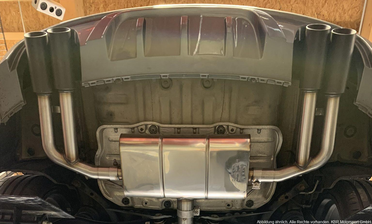 Handgefertigter Edelstahl Auspuff-Endschalldämpfer