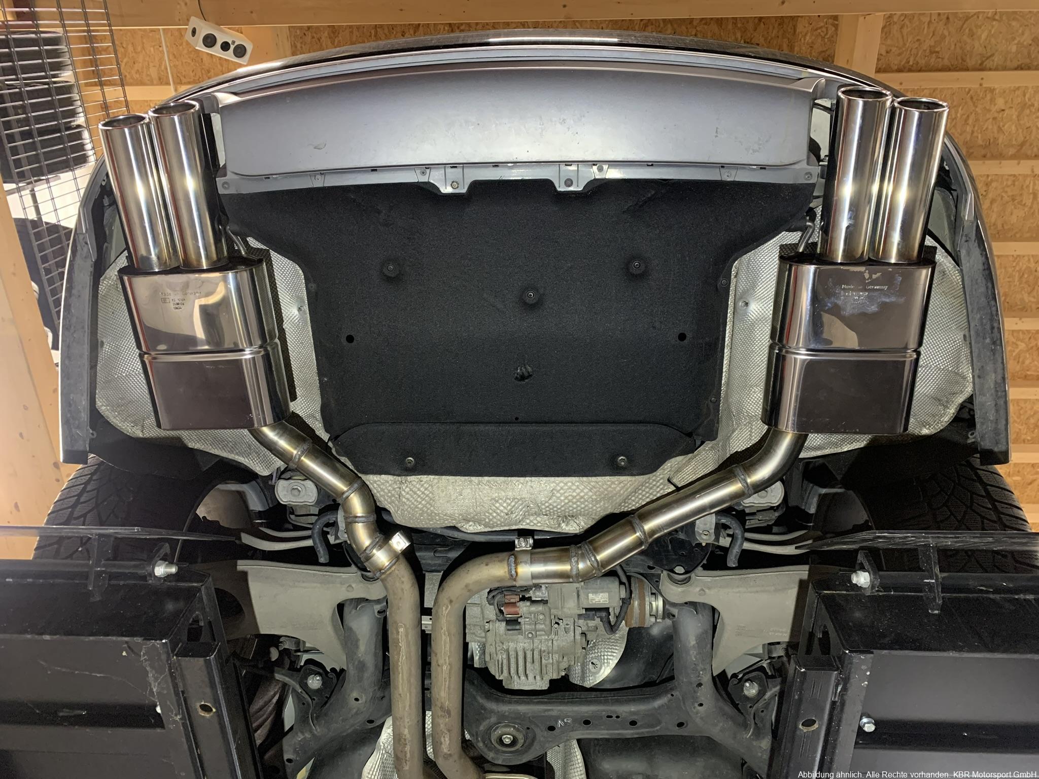 Handgefertigter Edelstahl Auspuff-Endschalldämpfer