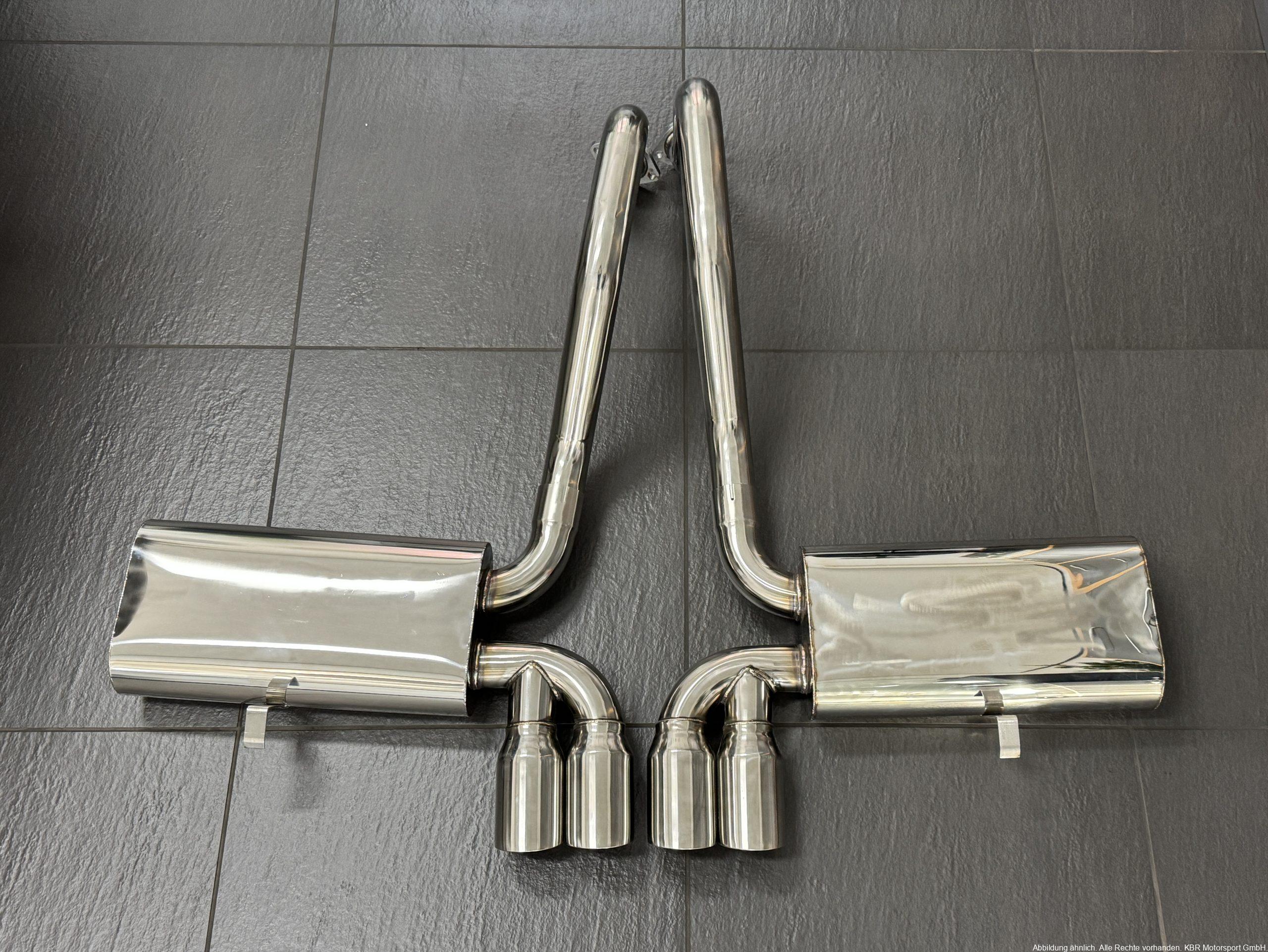 Handgefertigter Edelstahl Auspuff-Endschalldämpfer