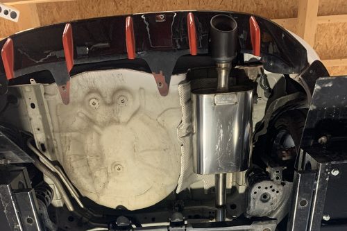 Handgefertigter Edelstahl Auspuff-Endschalldämpfer