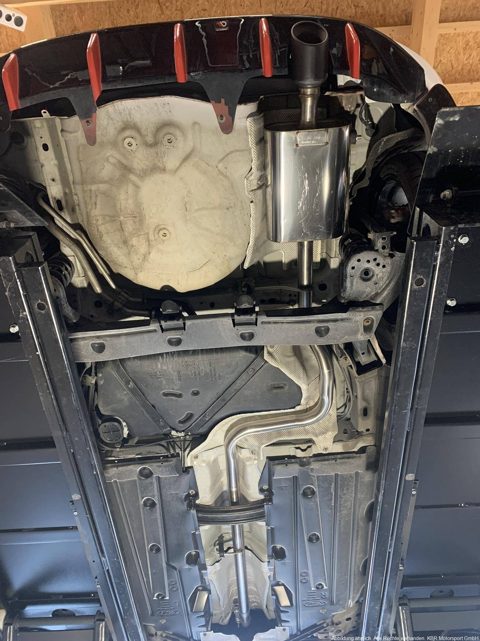 Handgefertigte Edelstahl Auspuffanlage