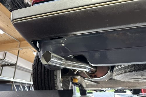 Handgefertigter Edelstahl Auspuff-Endschalldämpfer