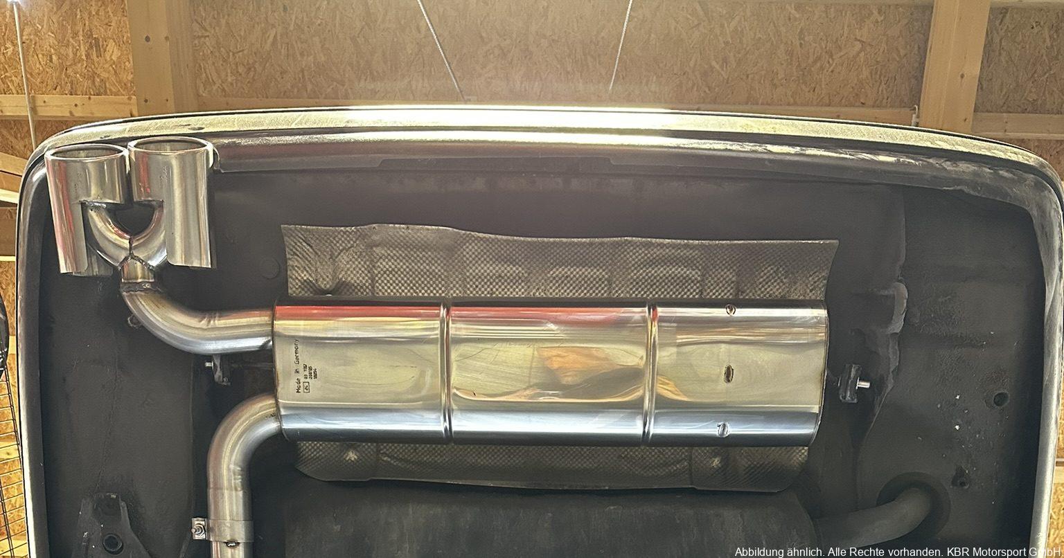 Handgefertigter Edelstahl Auspuff-Endschalldämpfer