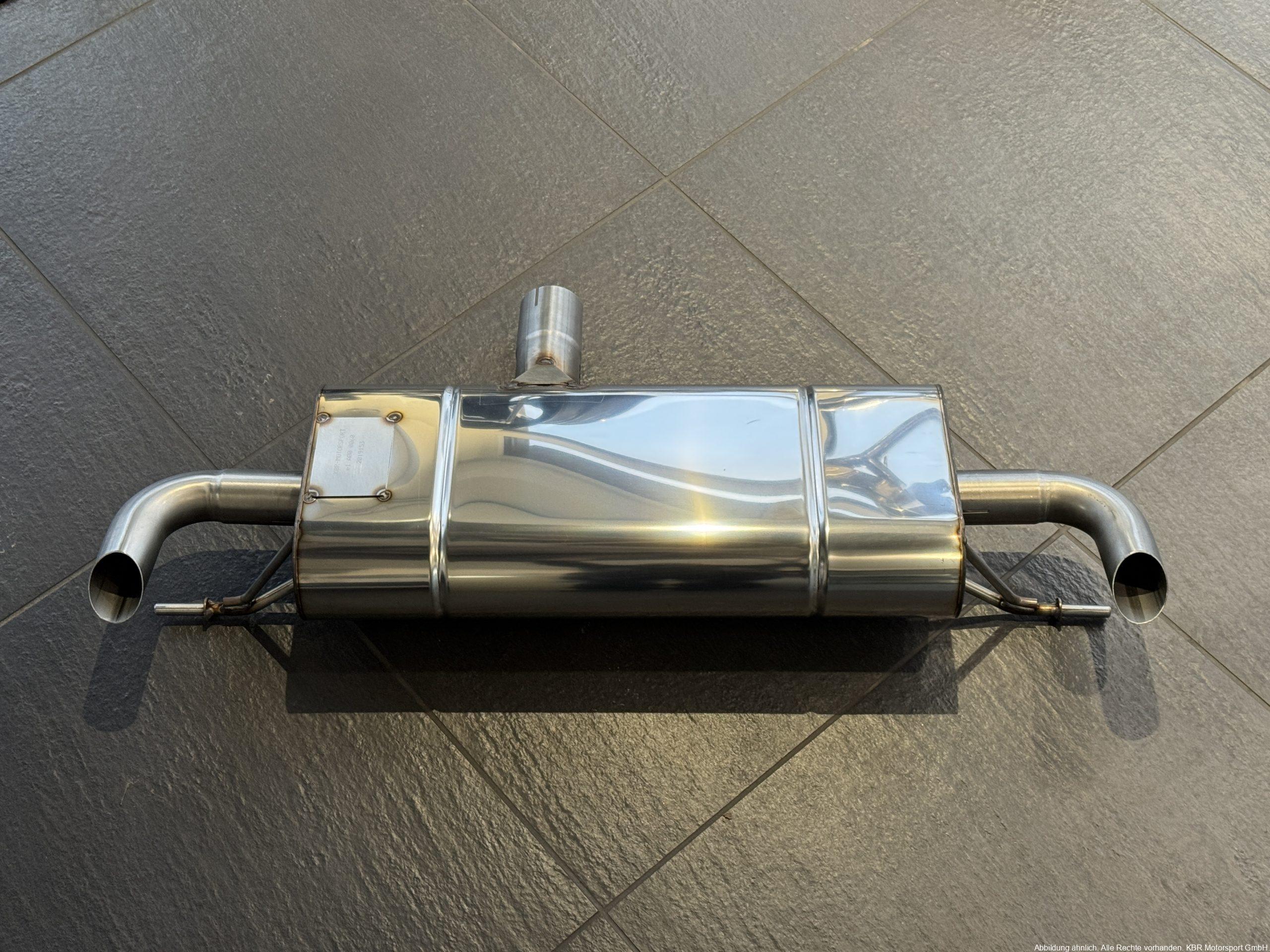 Handgefertigter Edelstahl Auspuff-Endschalldämpfer