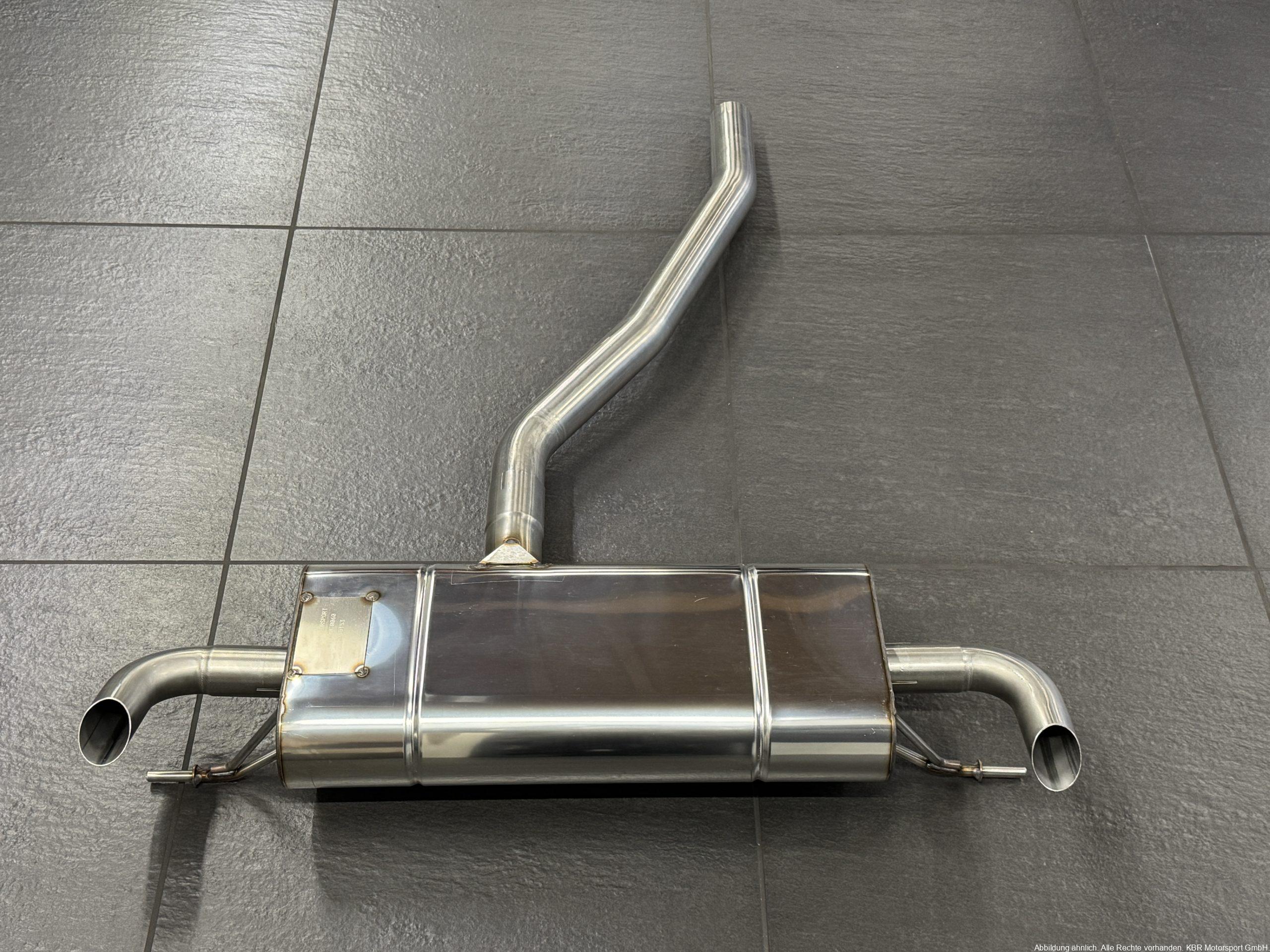 Handgefertigter Edelstahl Auspuff-Endschalldämpfer