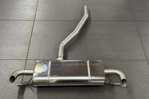 Handgefertigter Edelstahl Auspuff-Endschalldämpfer