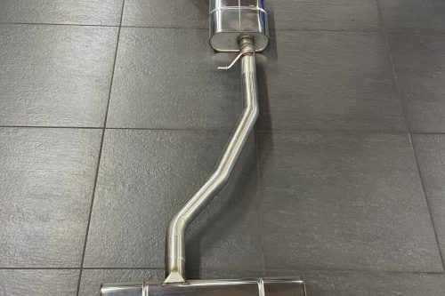 Handgefertigte Edelstahl Auspuffanlage