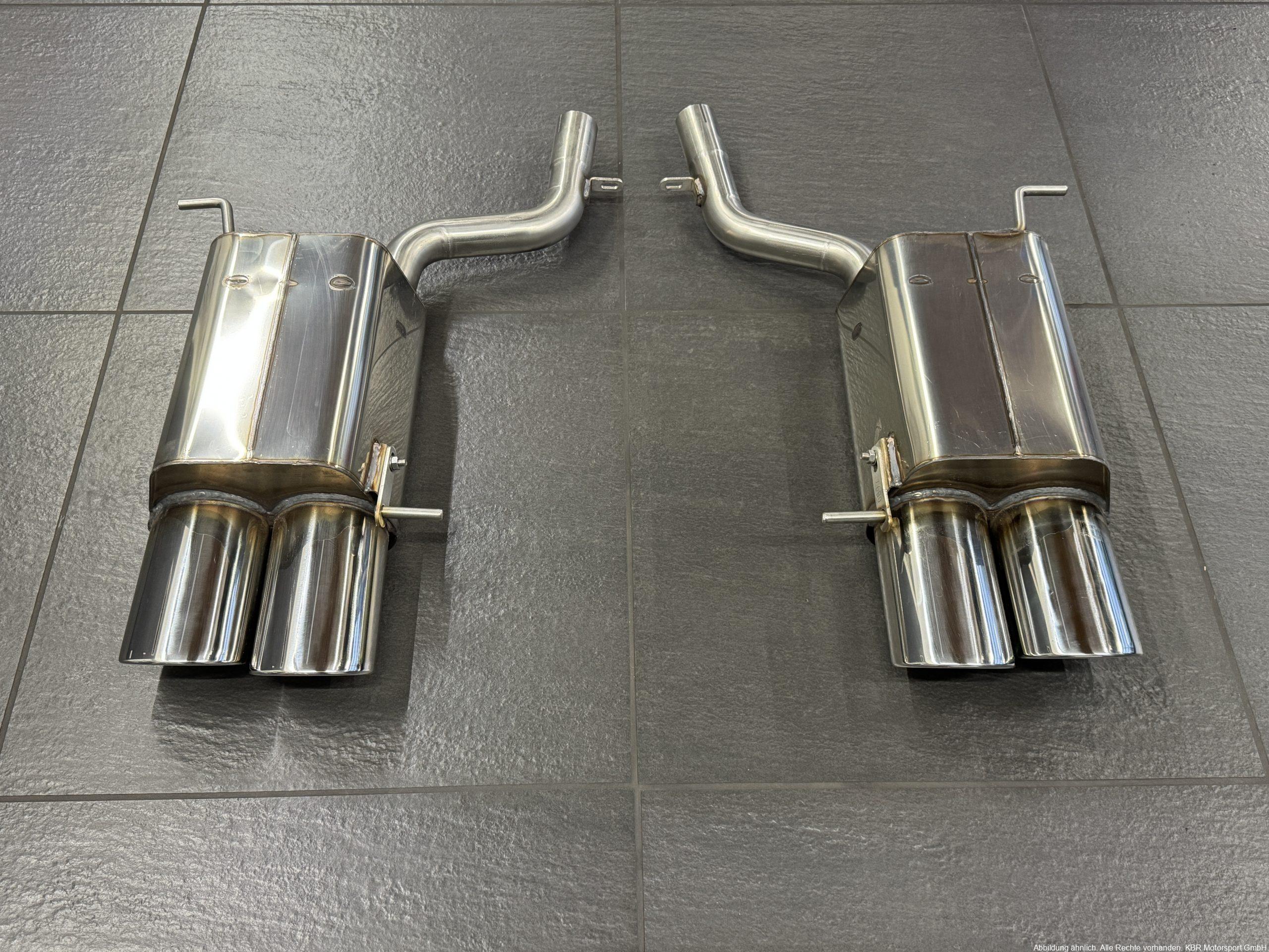 Handgefertigter Edelstahl Auspuff-Endschalldämpfer