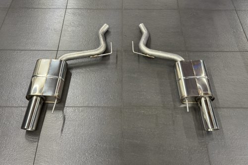 Handgefertigter Edelstahl Auspuff-Endschalldämpfer