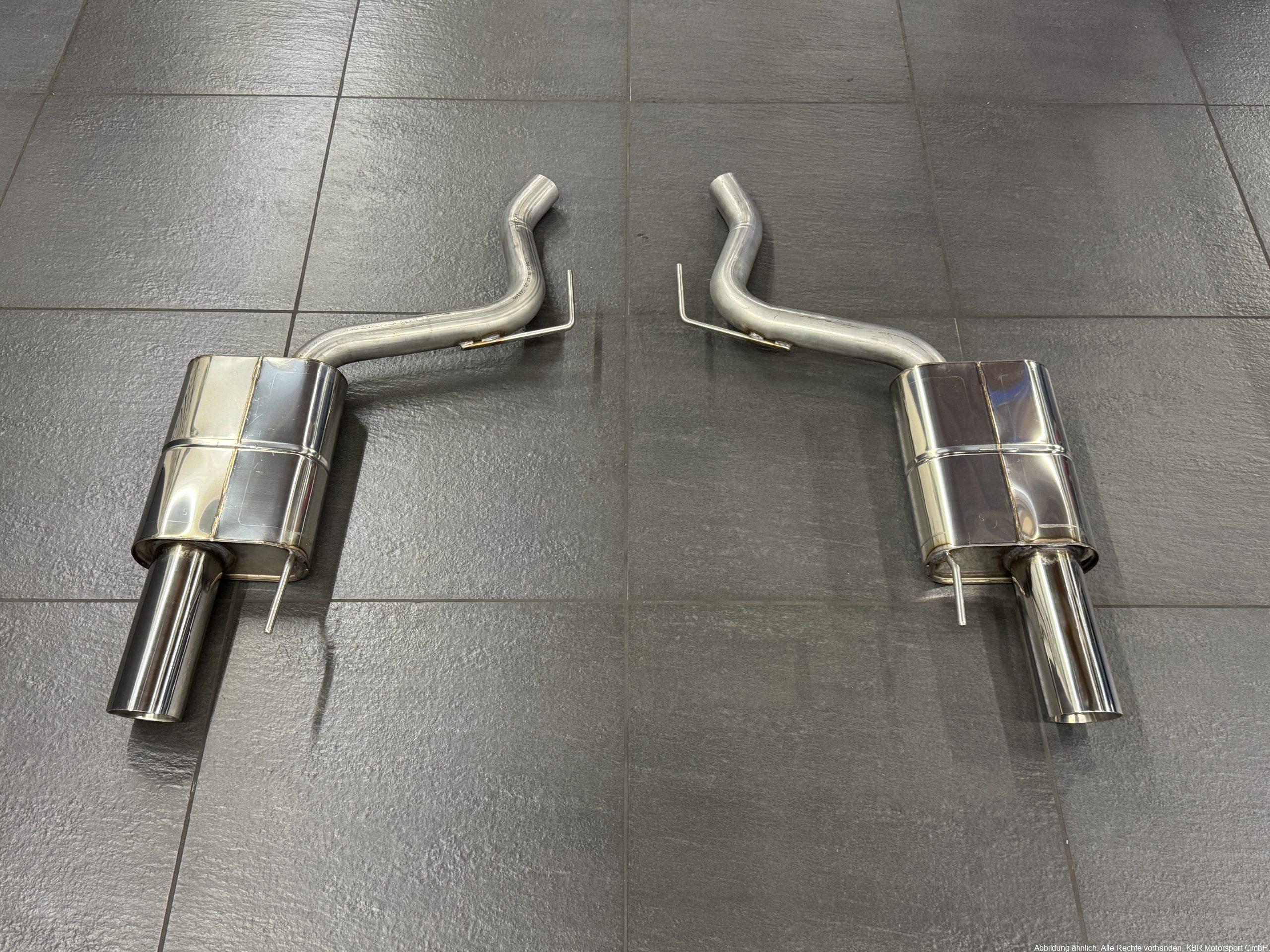 Handgefertigter Edelstahl Auspuff-Endschalldämpfer