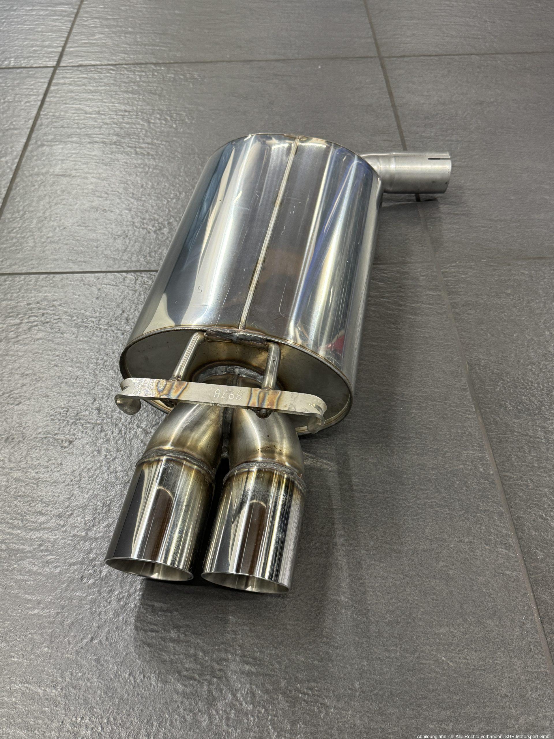 Handgefertigter Edelstahl Auspuff-Endschalldämpfer