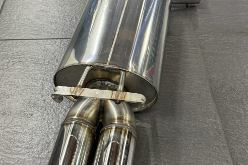 Handgefertigter Edelstahl Auspuff-Endschalldämpfer