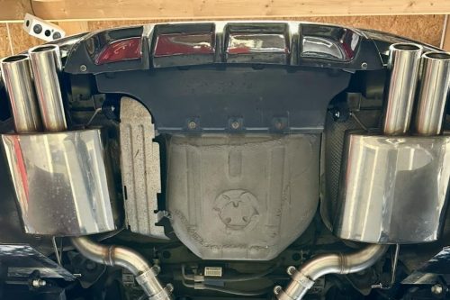 Handgefertigter Edelstahl Auspuff-Endschalldämpfer