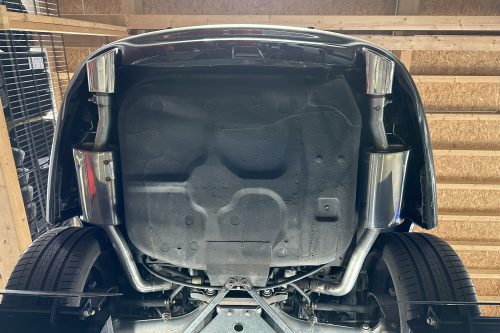 Handgefertigter Edelstahl Auspuff-Endschalldämpfer