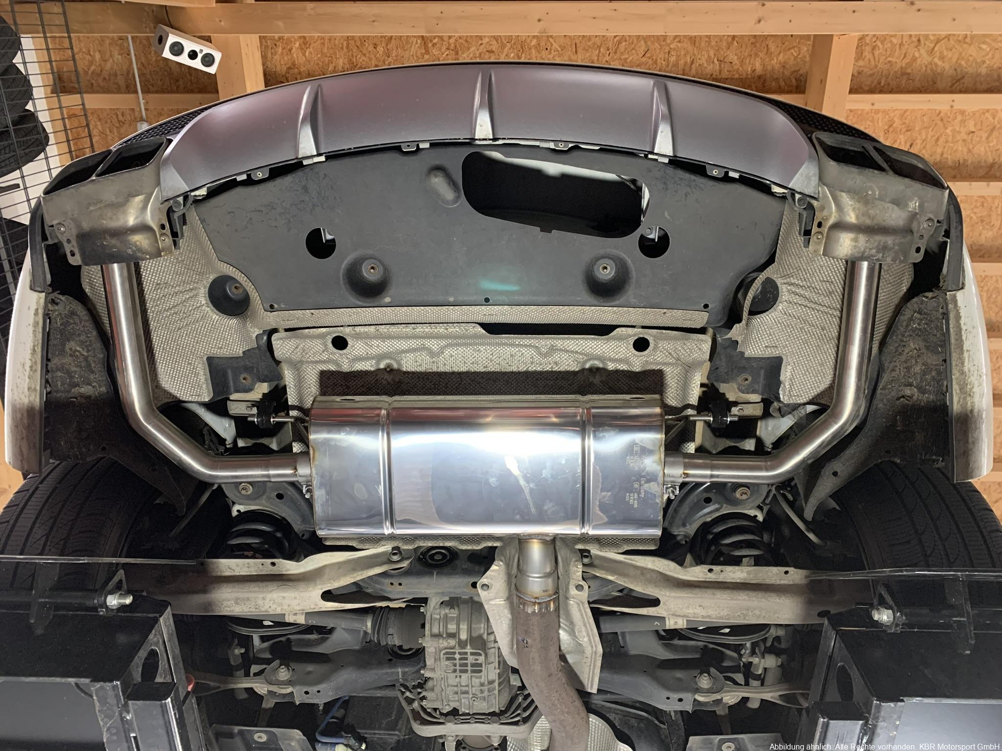 Handgefertigter Edelstahl Auspuff-Endschalldämpfer