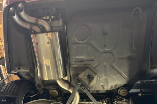 Handgefertigter Edelstahl Auspuff-Endschalldämpfer