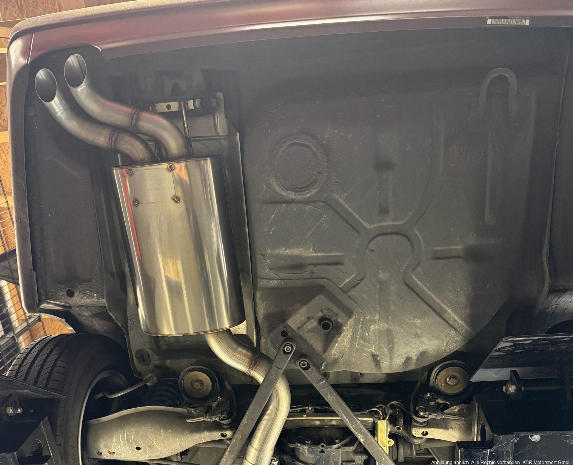 Handgefertigter Edelstahl Auspuff-Endschalldämpfer