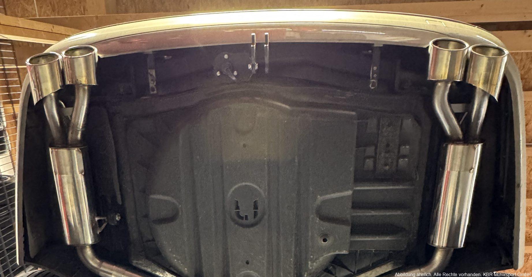 Handgefertigter Edelstahl Auspuff-Endschalldämpfer