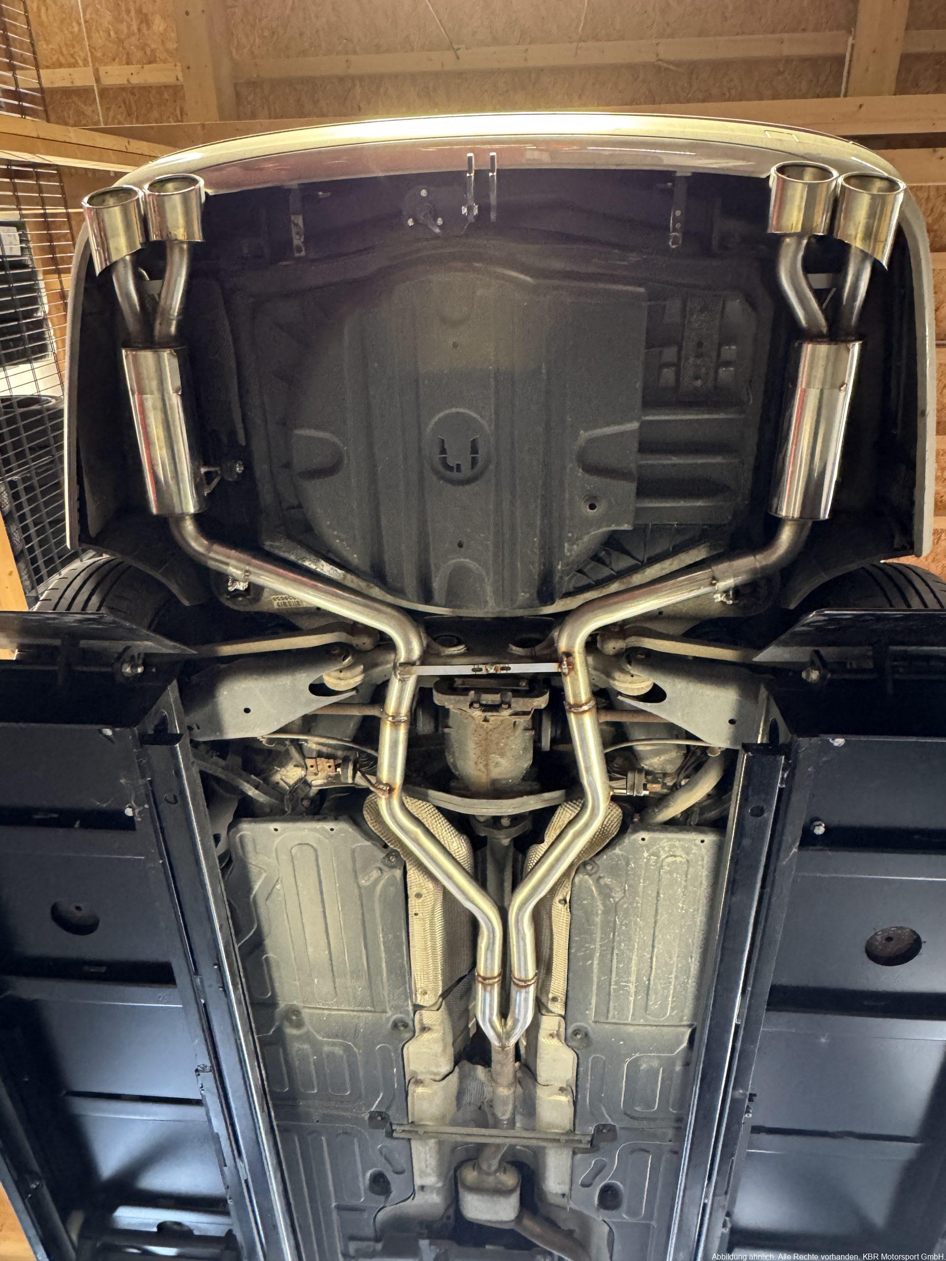 Handgefertigte Edelstahl Auspuffanlage