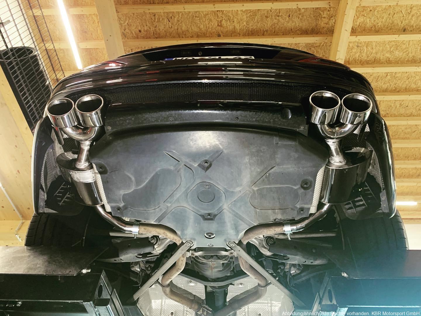 Handgefertigter Edelstahl Auspuff-Endschalldämpfer