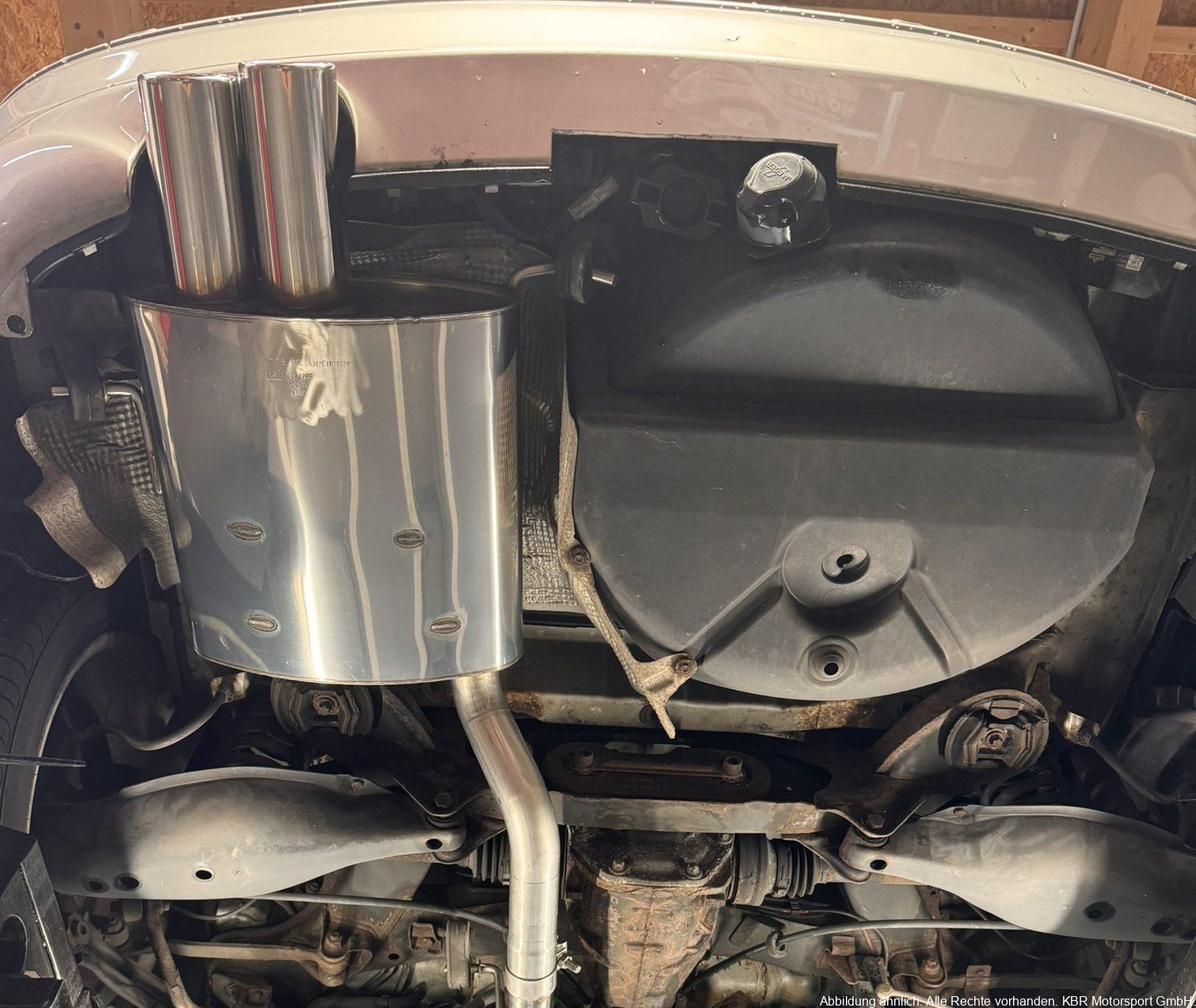 Handgefertigter Edelstahl Auspuff-Endschalldämpfer