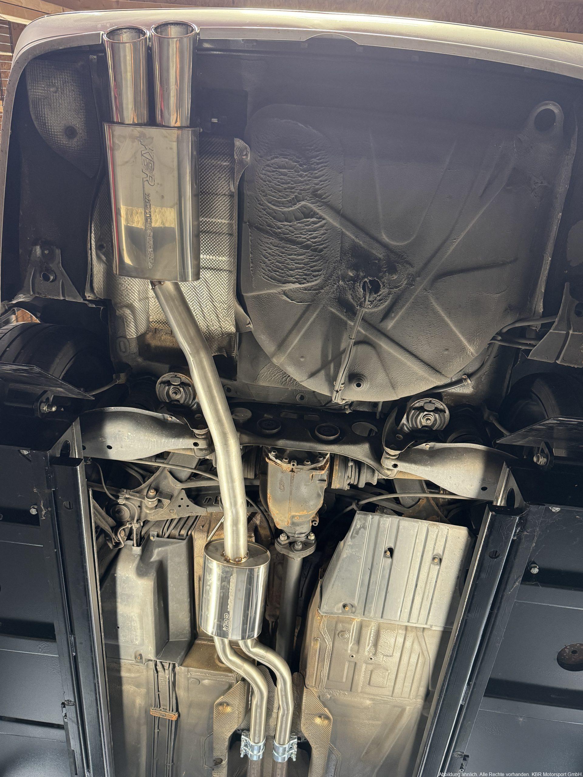 Handgefertigte Edelstahl Auspuffanlage