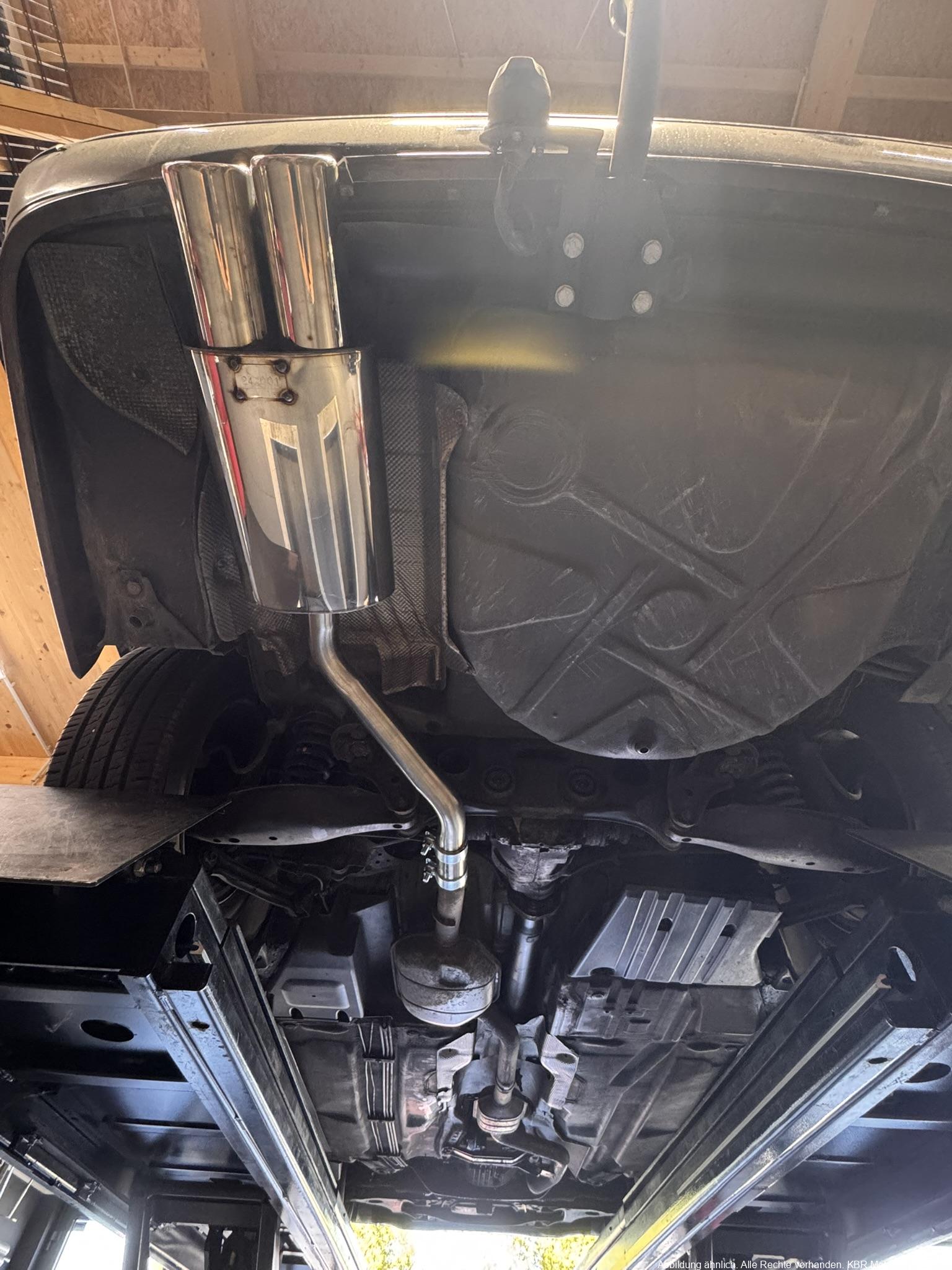 Handgefertigter Edelstahl Auspuff-Endschalldämpfer