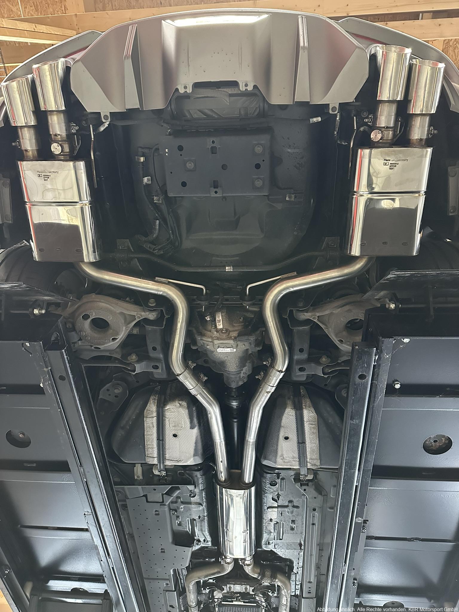 Handgefertigte Edelstahl Auspuffanlage