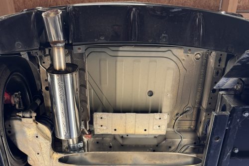 Handgefertigter Edelstahl Auspuff-Endschalldämpfer