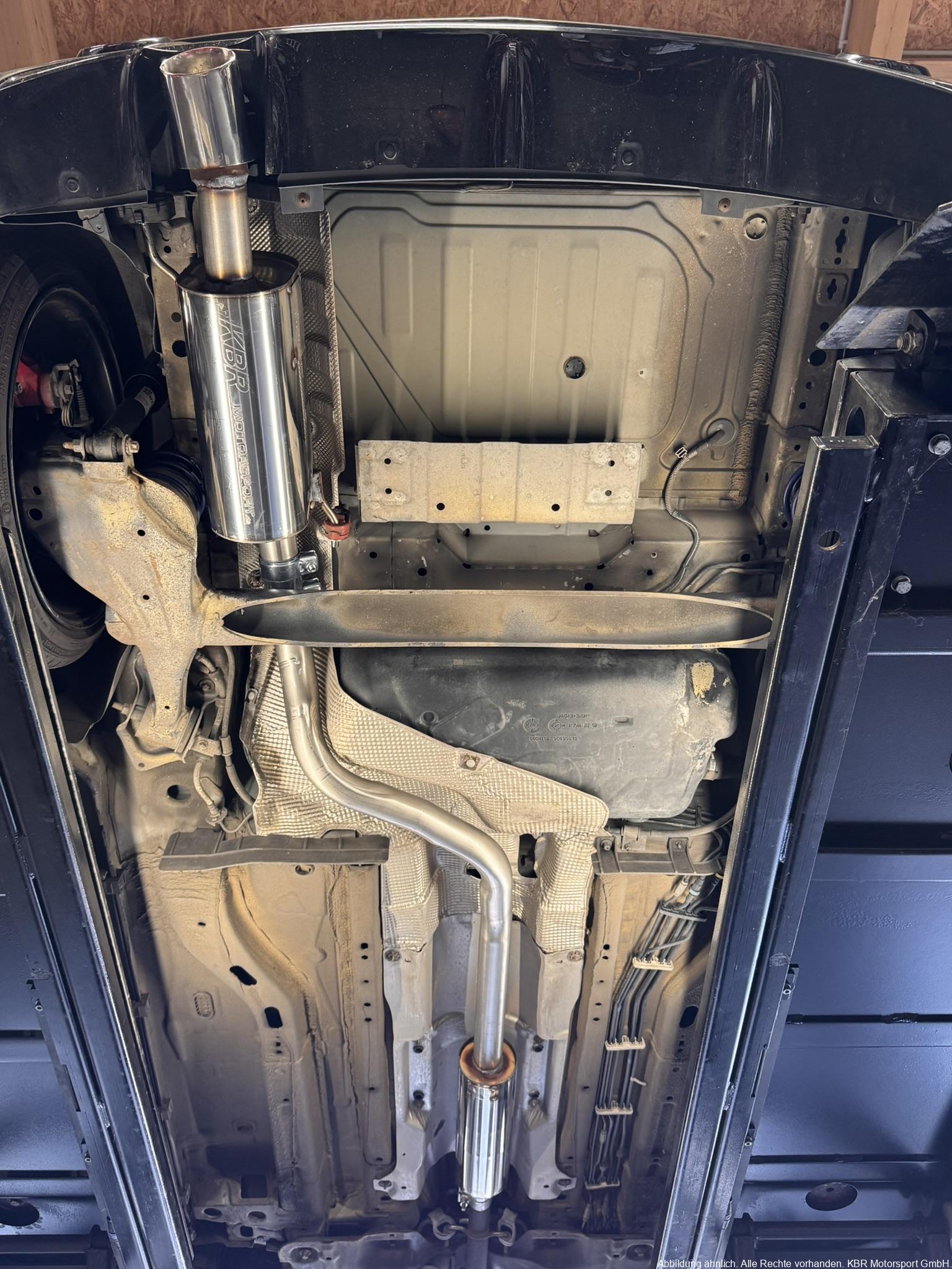 Handgefertigte Edelstahl Auspuffanlage