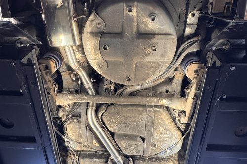 Handgefertigte Edelstahl Auspuffanlage