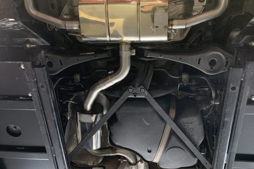 Handgefertigte Edelstahl Auspuffanlage