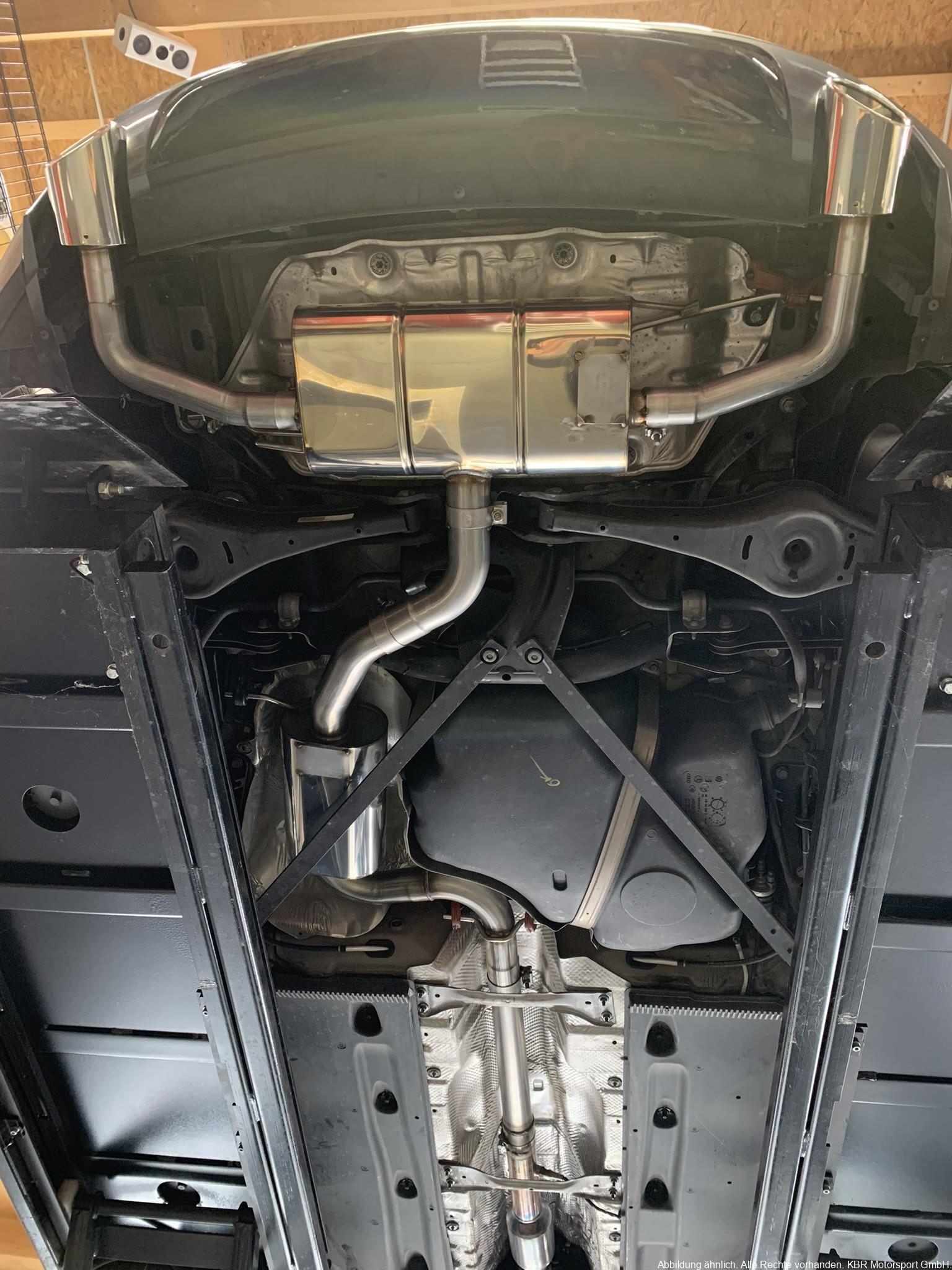 Handgefertigte Edelstahl Auspuffanlage