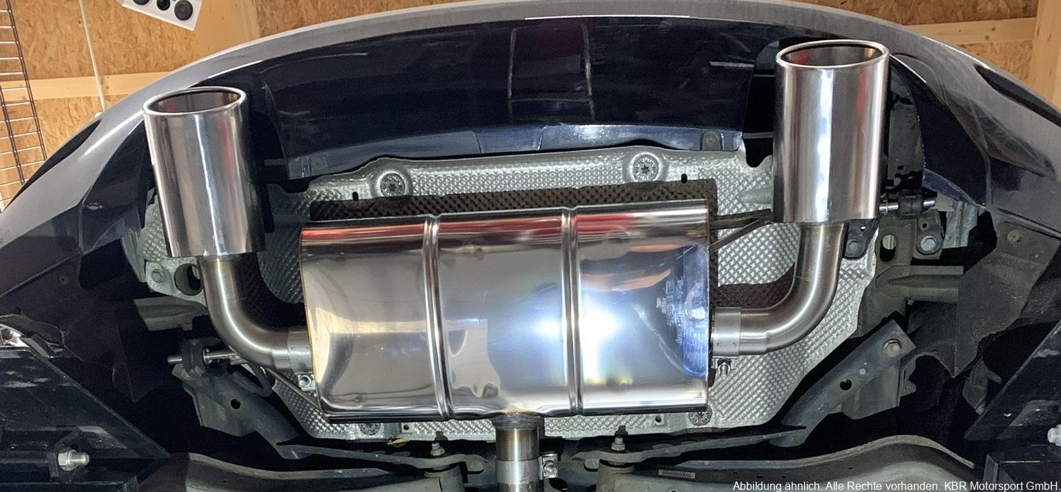 Handgefertigter Edelstahl Auspuff-Endschalldämpfer