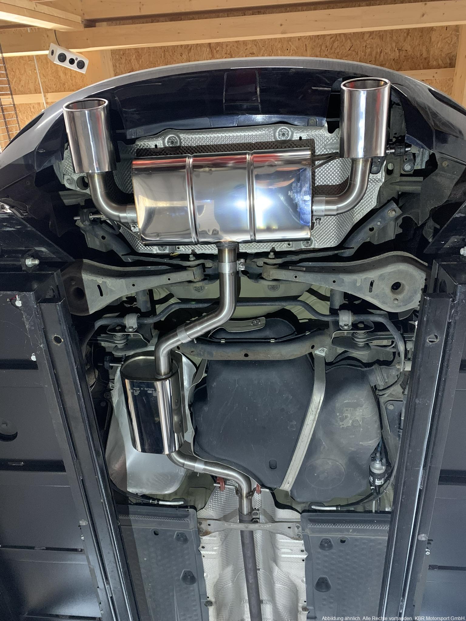 Handgefertigte Edelstahl Auspuffanlage