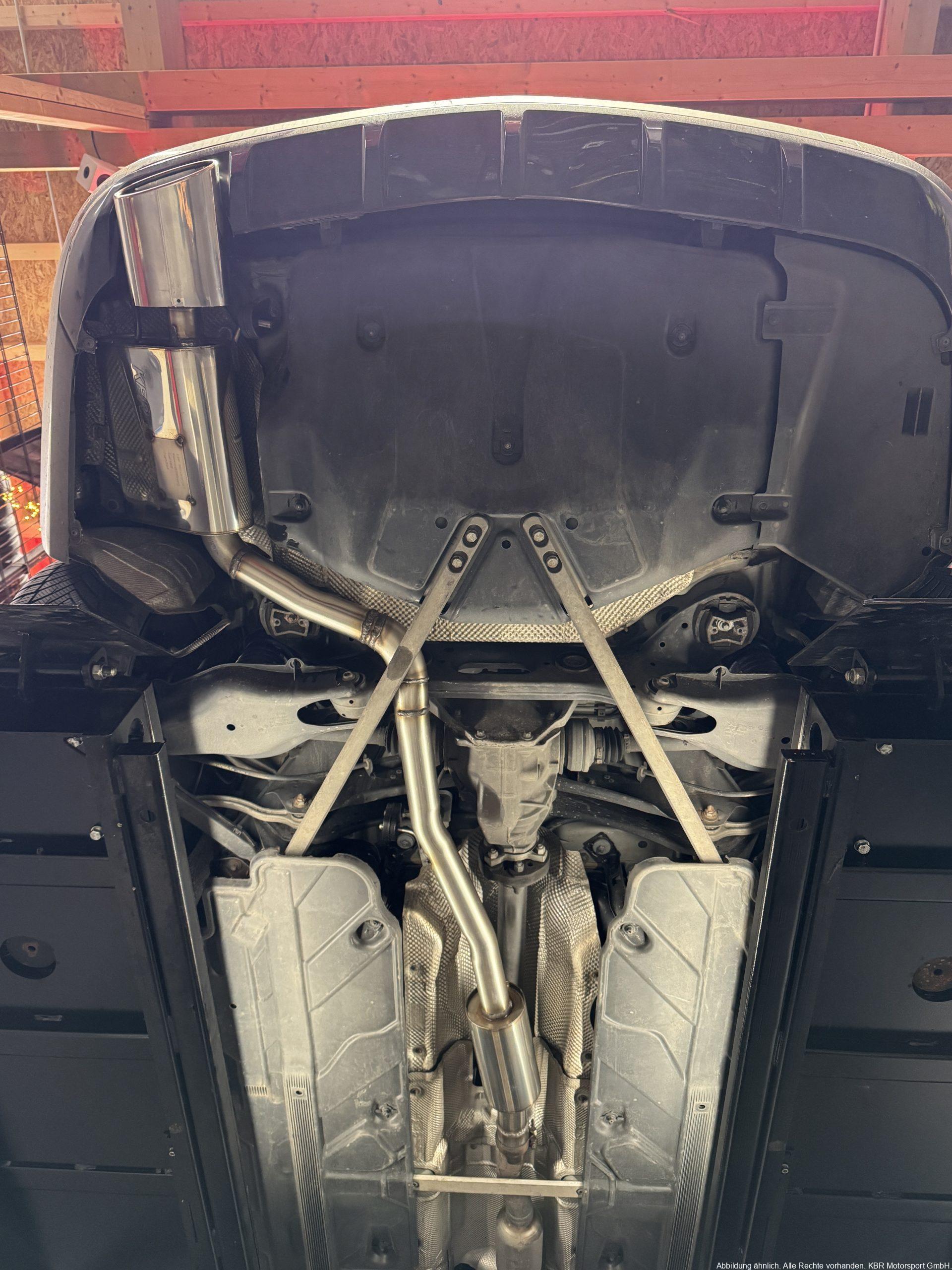 Handgefertigte Edelstahl Auspuffanlage